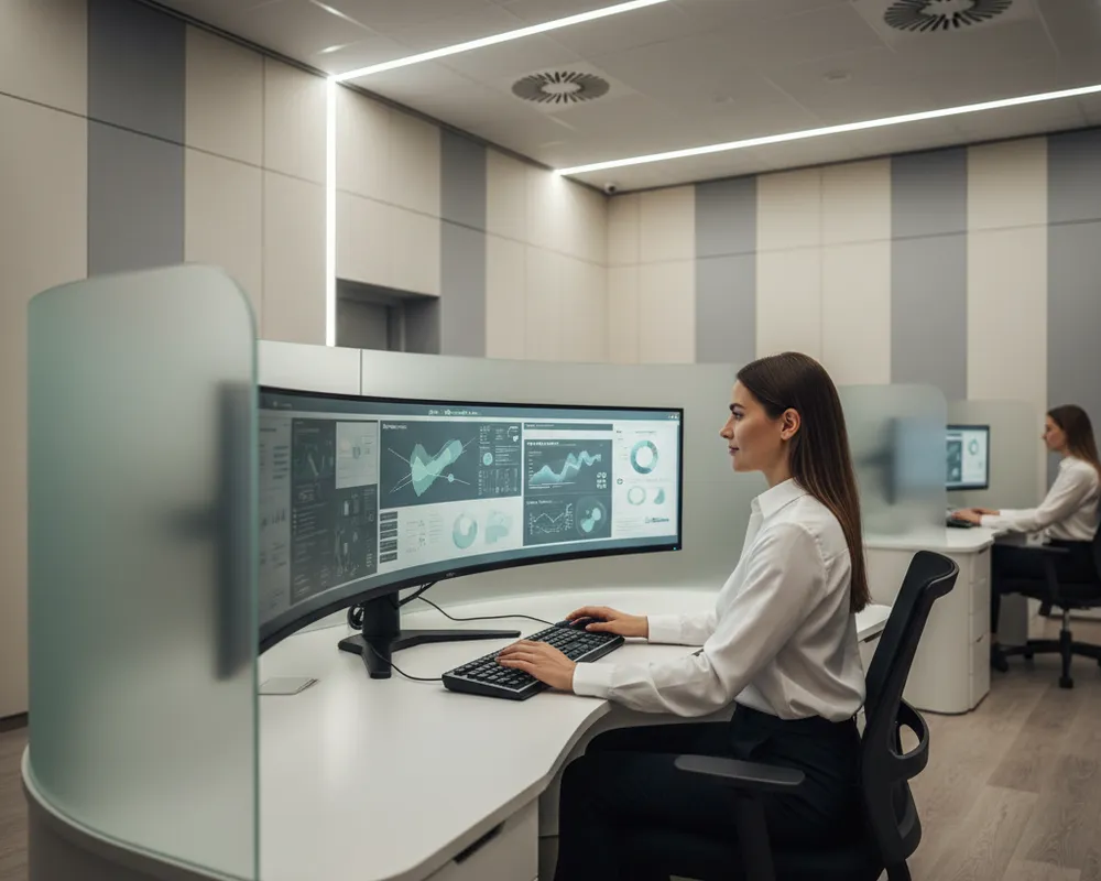 Australian coastline with blue water.