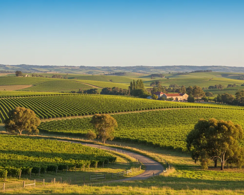 Modern office with city views.